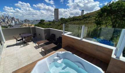 Cobertura para aluguel, 1 quarto, 1 suíte, 2 vagas, Estoril - Belo Horizonte/MG