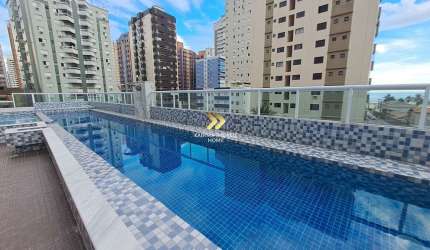 Apartamento com 2 quartos à venda na Avenida Dona Ophelia Caccerari Reis, 174, Aviação, Praia Grande, 77 m2 por R$ 530.000