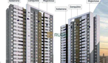Apartamento com 3 dormitórios à venda, 76 m² por R$ 589.624,00 - Vila Industrial - São José dos Campos/SP