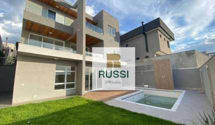 Sobrado com 4 dormitórios, 450 m² - venda por R$ 3.150.000,00 ou aluguel por R$ 17.128,00/mês - Condomínio Residencial Jaguary - São José dos Campos/SP