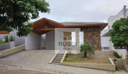 Casa com 3 dormitórios, 170 m² - venda por R$ 1.100.000 ou aluguel por R$ 5.450/mês - Condomínio Terras do Vale - Caçapava/SP
