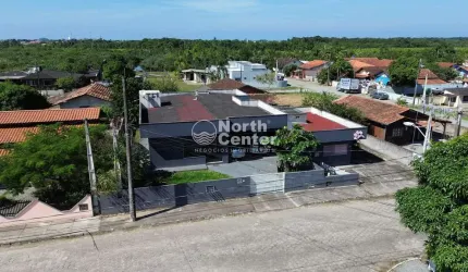 Casa à venda com 2 salas comercial, Costeira, Balneário Barra do Sul, SC