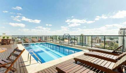 Apartamento com 1 dormitório para alugar, 34 m² por R$ 2.928,23/mês - Portão - Curitiba/PR