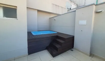 Cobertura duplex com 2 Quartos e 2 Vagas ao lado no Norte Shopping