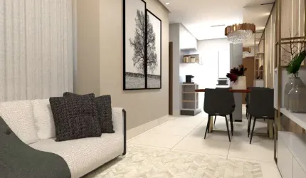 Apartamento à venda, 2 quartos, 1 vaga, Tibery - Uberlândia/MG