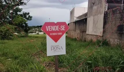 Terreno localizado no Jardim Imperial, em Umuarama-Paraná.