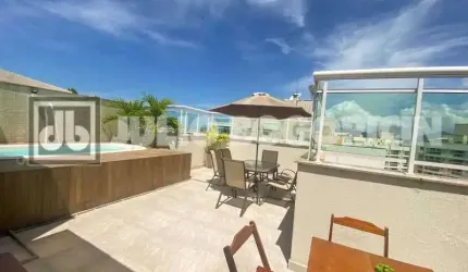 Cobertura com 4 quartos à venda na Estrada Benvindo de Novais, Recreio dos Bandeirantes, Rio de Janeiro, 166 m2 por R$ 1.220.000