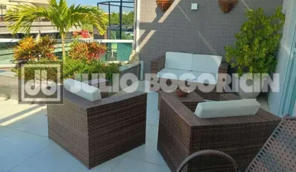 Cobertura com 3 quartos à venda na Rua Rogério Karp, Recreio dos Bandeirantes, Rio de Janeiro, 199 m2 por R$ 1.470.000