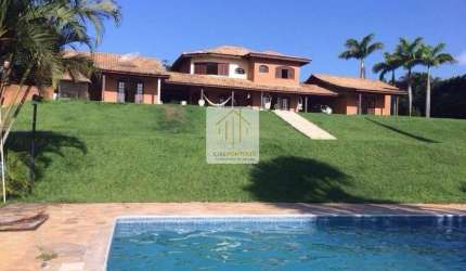 Chácara de luxo em condomínio exclusivo no Recanto dos Pássaros, Indaiatuba-SP: 4 quartos, 4 suítes, 3 salas, 8 banheiros, 1.100m².