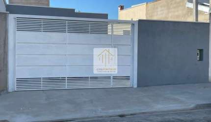 Casa à venda no Jardim Residencial Nova Veneza: 2 quartos, 1 suíte, 3 vagas de garagem, 62,20m². Venha conferir!