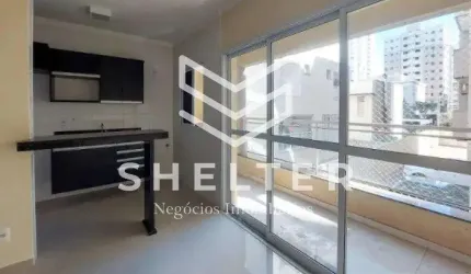 Apto Nova Aliança, 1 dorm, prédio com Elevador, sacada, ar cond. R$ 257mil