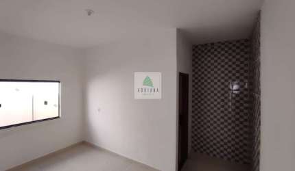 Casa Nova Acabamento Refinado 3 quartos sendo 1 Su&amp;iacute;te Cozinha  Integrada Jardim de Inverno 2 Vagas de Garagem