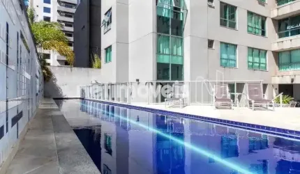 Apartamento à venda no Belvedere com 77 m² e 1 dormitório/quarto disponível.