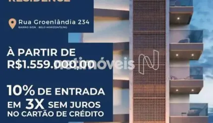 Apartamento à venda no bairro Sion, 153m², 4 dormitórios/quartos disponíveis.