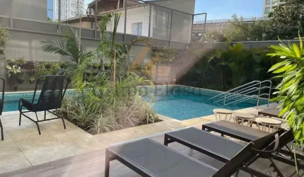 Studio mobiliado novo ,lazer piscina ,academia , próximo a Berrini e Shopping Morumbi