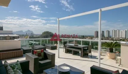 Barra da Tijuca | Cobertura 4 quartos, sendo 4 suítes