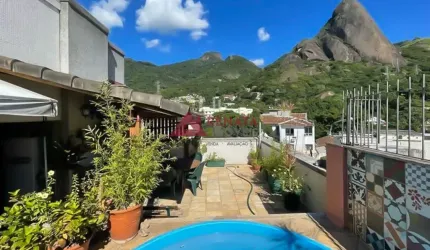 Cobertura Duplex para venda com 156 m² e 4 quartos no Grajaú/RJ