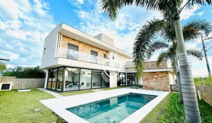 Casa com metragem maior de esquina, com 4 dormitórios à venda, 331 m² por R$ 3.500.000 - Condomínio Villas do Golfe - Itu/SP