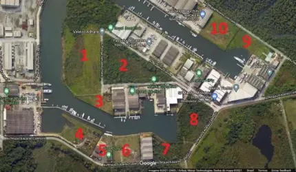 TERRENOS NO GUARUJÁ  EM ÁREA PERFEITA PARA CONSTRUÇÃO DE MARINAS E OUTROS