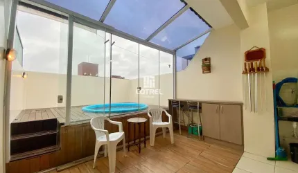 Cobertura para venda com 3 dormitórios sendo 1 suíte, churrasqueira, piscina no
