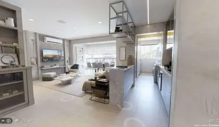 Apartamento decorado para venda com 63 metros quadrados com 2 quartos em Marapé - Santos - SP