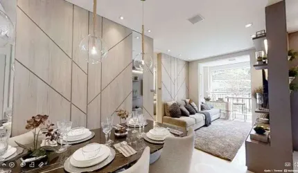 Apartamento de 59 metros quadrados no bairro Vila das Mercês com 2 quartos