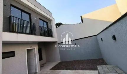 Sobrado em cond. no Uberaba com três quartos sendo uma suíte