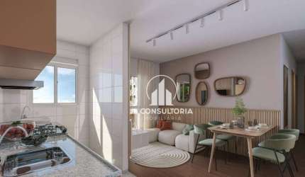 Apartamento com 2 dormitórios à venda, 44 m² por R$ 349.900,00 - Capão Raso - Curitiba/PR