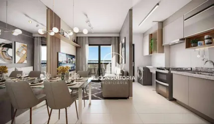 Apartamento à venda, 49 m² por R$ 436.990,00 - Lindóia - Curitiba/PR