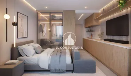 Studio com 1 dormitório à venda, 30 m² por R$ 344.900,00 - Novo Mundo - Curitiba/PR