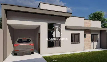 Casa com três quartos/suíte, ótimo padrão de acabamento em Araucária