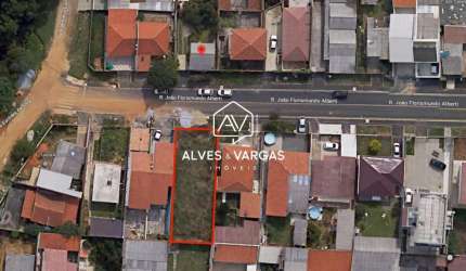 Terreno à venda na João Florismundo Alberti, 400, Roça Grande, Colombo, 360 m2 por R$ 275.000