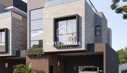 Casa em condomínio fechado com 3 quartos à venda na Rua Amadeu Assad Yassim, 243, Bacacheri, Curitiba por R$ 1.586.530