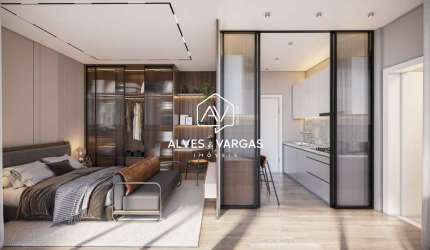 Apartamento com 1 quarto à venda na Rua Coronel Dulcídio, 915, Batel, Curitiba por R$ 515.000