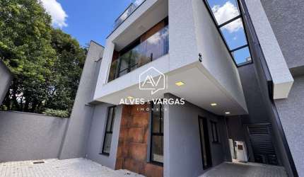 Casa em condomínio fechado com 3 quartos à venda na Ferreira, 20, Uberaba, Curitiba por R$ 829.000