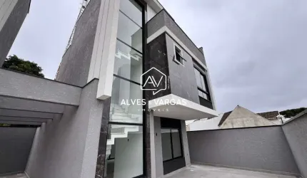 Casa em condomínio fechado com 3 quartos à venda na Rua Miguel Tschannerl, 121, Vista Alegre, Curitiba por R$ 1.199.000
