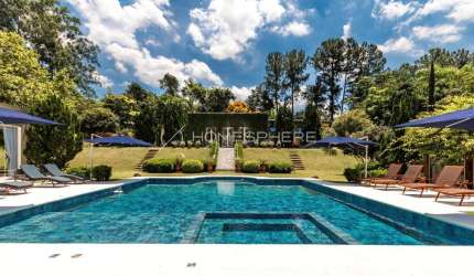 Fazenda Vila Real de Itu Casa de condomínio à venda Fazenda Vila Real de Itu, 5 quartos sendo 5 suítes, 1200 m², projeto Rogério Luciani Arquitetura, piscina privativa, área gourmet e a natureza do Co