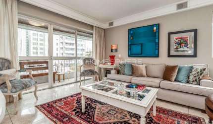 Condomínio Mansão Portinari Moema Alameda dos Arapanés, 628. Apartamento à venda em Moema, 3 quartos, sendo 3 suítes, 200, m², varanda, escritório e 3 vagas. Próximo à Escola Móbile