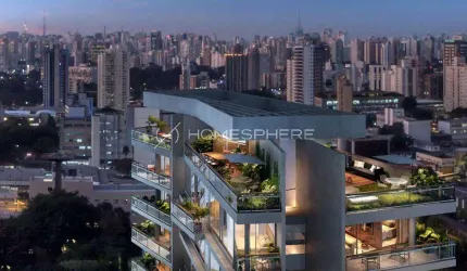 Condomínio Float By Yoo R. Cel. Joaquim Ferreira Lobo, 311. Cobertura à venda em Vila Olímpia, 2 quartos, sendo 2 suítes, duplex reformado, 165 m², 2 vagas e lazer completo. SKR - Float by Yoo Vila Ol