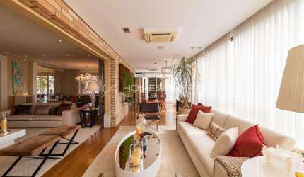 Condomínio Pennsula Moema Avenida Sabia, 133. Apartamento à venda em Moema, 3 quartos, sendo 3 suítes, 367m², mobiliado, reformado Projeto Debora Aguiar e Figa Arquitetura e 5 vagas no Condomínio Edif