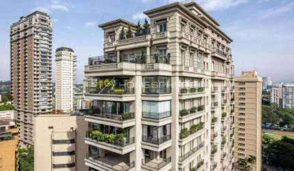 Condomínio Artur Ramos Rua Prof Artur Ramos, 422 Jardim Europa. Luxuoso apartamento à venda mobiliado e decorado, Projeto Roberto Migotto, 818m², 5 suítes, 11 vagas, lazer e forte segurança