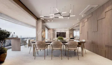Condomínio Edifício Maison Des Arts Vila Nova Rua Prof Filadelfo Azevedo, 687. Cobertura à venda Vila No Conceição, 4 quartos, sendo 4 suítes, 420 m², reformada, Projeto Fernanda Negrelli, vista para 