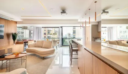 Condomínio Itacema Project Rua Itacema, 65. Apartamento à venda Itaim Bibi, 3 quartos, 158m²,, duplex, reformado e mobiliado, 2 vagas e lazer no Condomínio Edifício Itacema Project - Itaim Bibi
