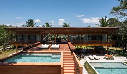 Reserva Trancoso Villas Fasano em Trancoso Bahia. Casa à venda no condomínio Villas Fasano por Bernardes Arquitetura, 6 quartos, sendo 6 suítes, 792 m² e lazer. Hotel Fasano Trancoso, acesso completo 