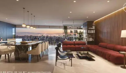 Apartamento com 213 m², 4 quartos sendo 4 suítes à venda no bairro Chácara Santo Antônio.