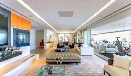JHSF Praça Vila Nova - Av. Helio Pellegrino, 374 - Vila Nova Conceição. Apartamento de luxo à venda na Vila Nova Conceição, 530 m², varanda, 4 suítes, 6 vagas e lazer no Condomínio Praça Vila Nova