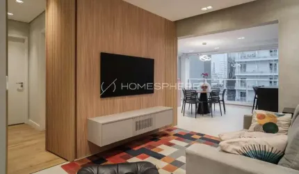 Condomínio Arte e Arquitetura Moema Al. dos Jurupis 1267. Apartamento à venda porteira fechada, 97 m², 3 quartos, 1 suíte, 2 vagas e lazer de clube. Stan Arte Arquitetura Moema, entregue 2020