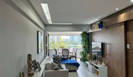 Ótimo apartamento à venda com 80m², três quartos, duas vagas, norte sul, andar intermediário, Colina A, Patamares, Salvador- Ba