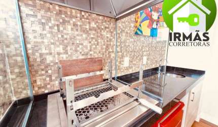Locação Apartamento 3 Quartos Mobiliado no Campo Grande - Santos SP