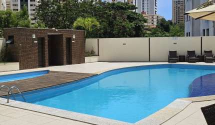 AP 3/4 UMA SUITE COM INFRA NO IMBUI COM DUAS VAGAS